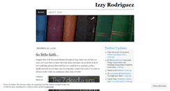 Desktop Screenshot of izzyrodriguez.com